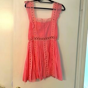 Free People pink dress